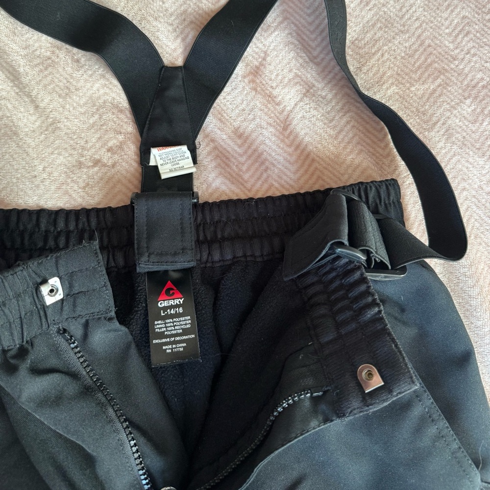 Gerry Black Kids Ski/Snow Pants - size L - Picture 5 of 7